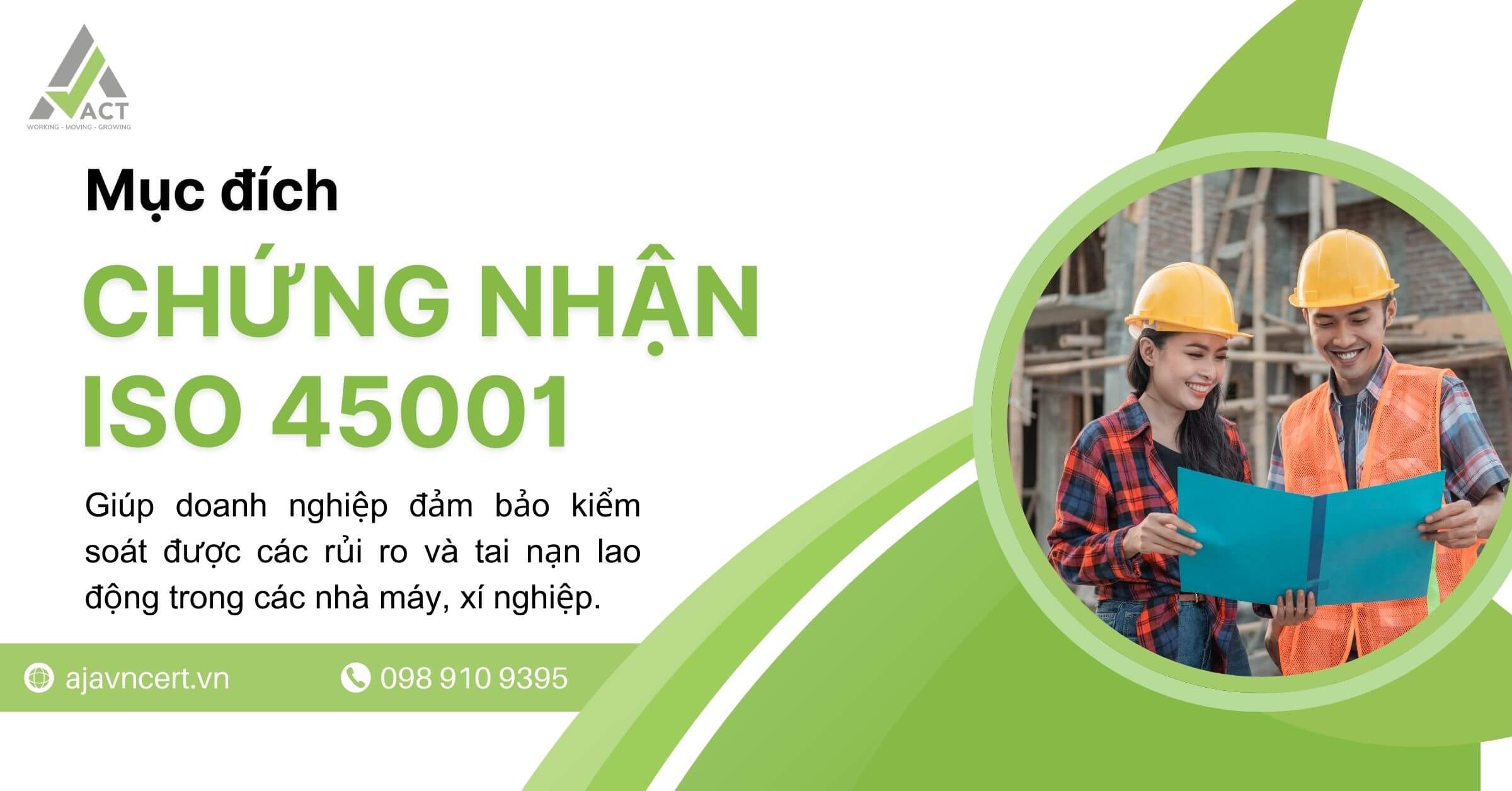 Mục đích của chứng nhận ISO 45001